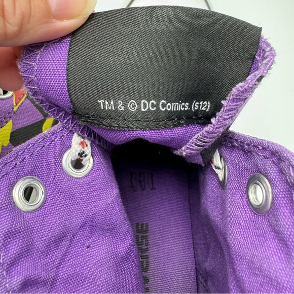 Converse Harley Quinn Jocker DC High Top Chuck Taylor Sneakers Men’s 7 Womens 9 - Picture 10 of 12